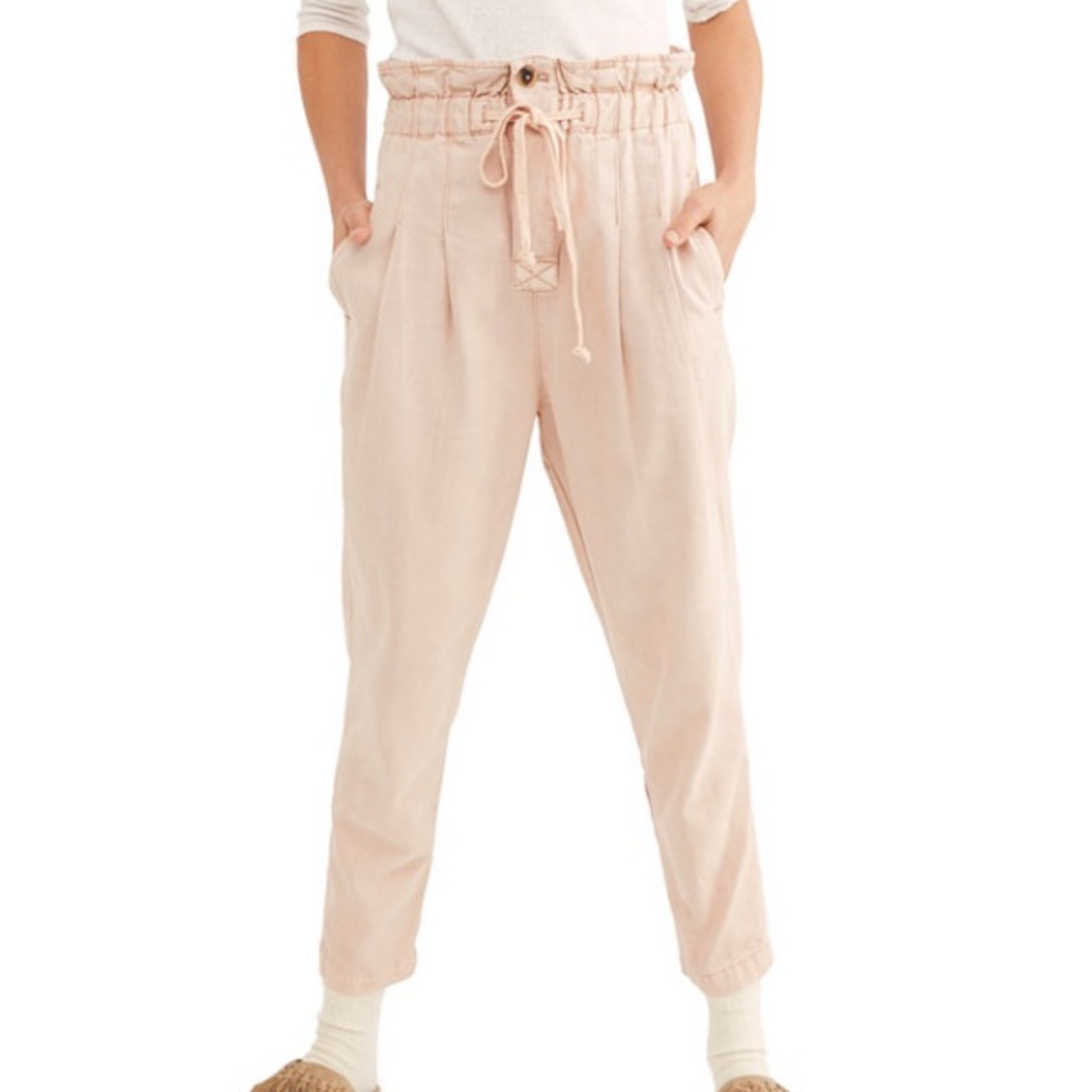 Pleated Pull On Trouser Pants